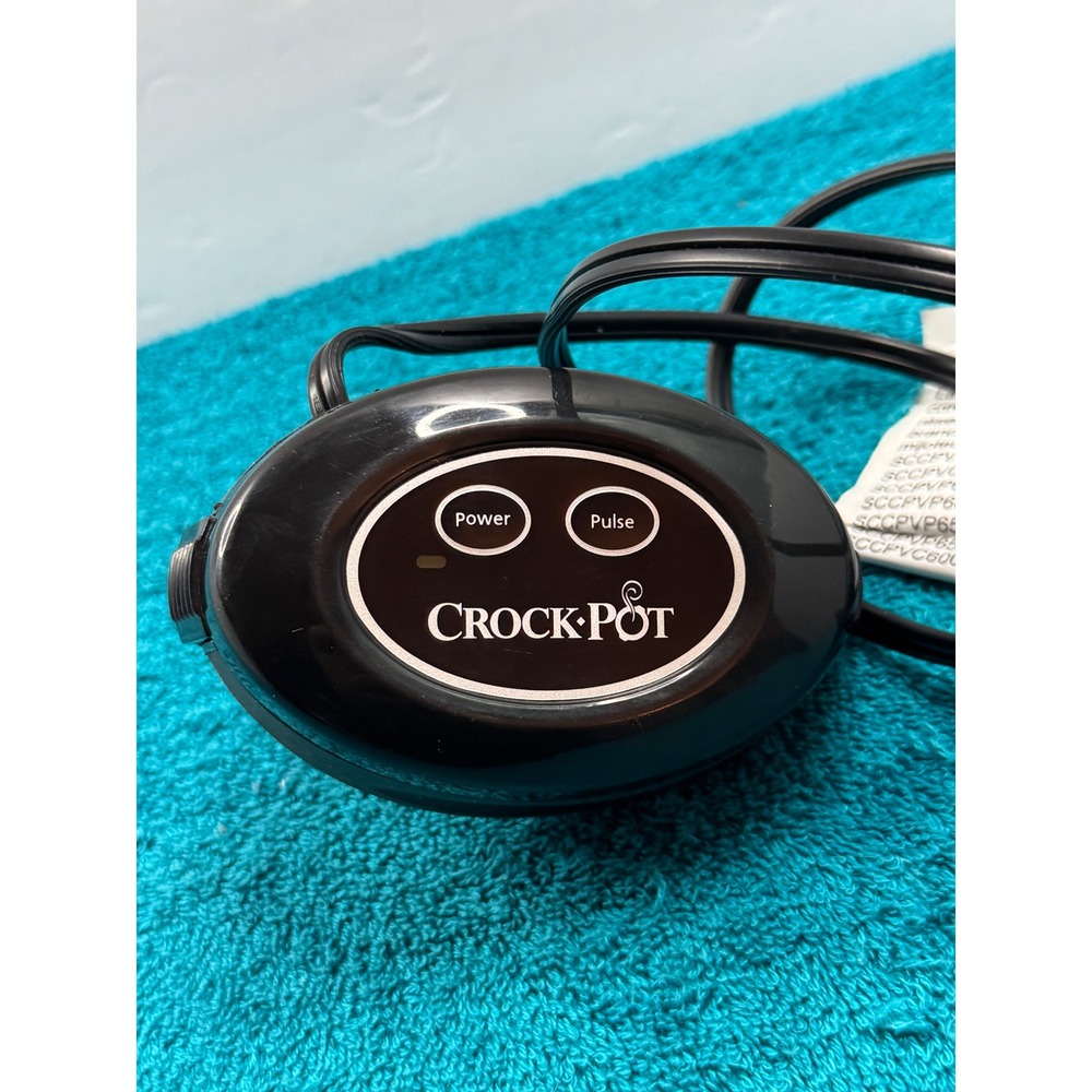 Crock-Pot Power Connector Receptacle Replacement SCCPAS-SHP Automatic Black